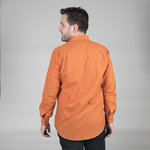 SHIRT MAN GRANDAD COLLAR L/SLEEVED