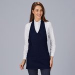 DELANTAL BISTRO SARGA POLIESTER 80X65 CM