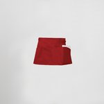 APRON WITHOUT/BIB SHORT WITH/POCKET. STRAPS COTTON 30X60 CM 
