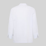 JACKET KITCHEN UNISEX BUTTON CLOSURE LINED L/SLEEVED WHITE
