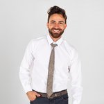 CRAVATTA CON NODO STRETTO IUTA
