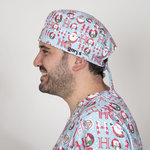 GORRO CIRUJANO TIRAS NAVIDAD SANTAS