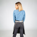 AVENTAL COM PEITO PRESILHA COM LAÇO 80X68 CM
