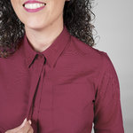 BLUSA MUJER BOTON OCULTO M/L