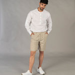 BERMUDA HOMEM ELÁSTICO CINTURA
