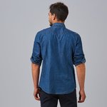 CAMICIA UOMO MATTIA SLIM FIT DENIM LAVATO
