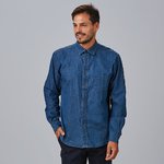 CAMICIA UOMO MATTIA SLIM FIT DENIM LAVATO
