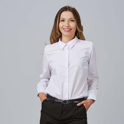 CAMISA MUJER M/L ELASTAN 