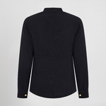 CASACO MULHER MAO PRETA/PRETO BOTÃO DORADO
