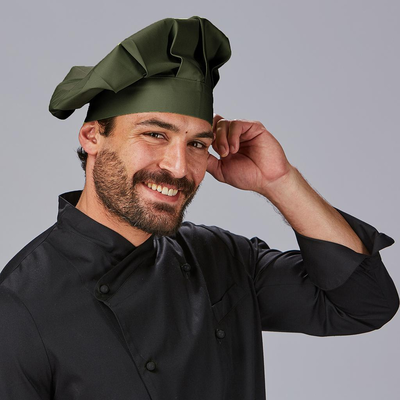 GORRO GRAN CHEF VELCRO SARGA POLIESTER