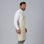 DELANTAL PETO RAYAS COMBINADO 88X74 CM