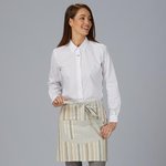 DELANTAL CORTO RAYAS COMBINADO 45X74 CM