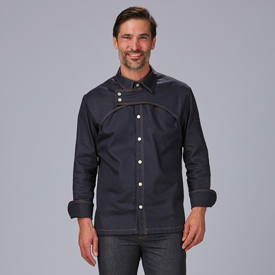 CHAQUETA COCINA HOMBRE PRIETO