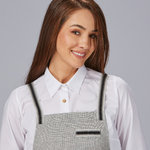 DELANTAL PETO CINTA RAYAS 88X74 CM