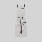 DELANTAL PETO CINTA RAYAS 88X74 CM