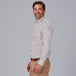 CAMISA HOMBRE RAYAS BICOLOR SLIM FIT ALESSANDRO