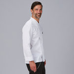 CHAQUETA COCINA UNISEX SATEN ALGODON VICO