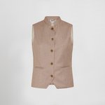 CHALECO MUJER CUELLO MAO LUJAN