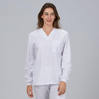 BLUSA SANITARIO UNISEX PICO M/L PUÑO ACRILICO
