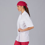 CHAQUETA COCINA UNISEX SARGA BLANCA