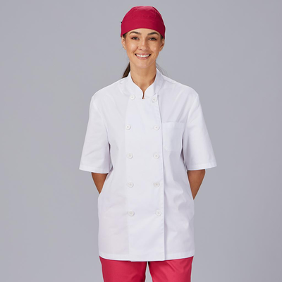 CHAQUETA COCINA UNISEX SARGA BLANCA